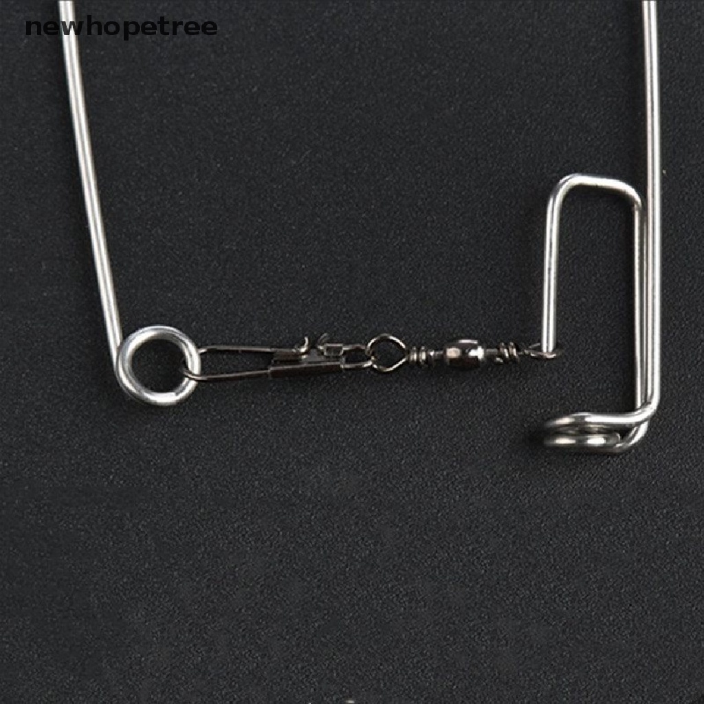 Set 5 Móc Lò Xo Câu Cá Tự Động Bằng Thép Không Gỉ