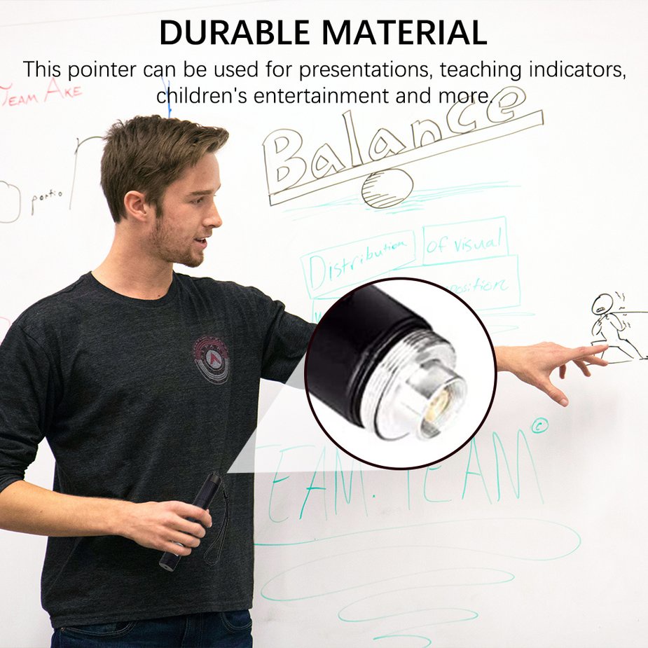 USB 303 Rechargeable Starry Sky Laser Flashlight Sales Laser Pointer