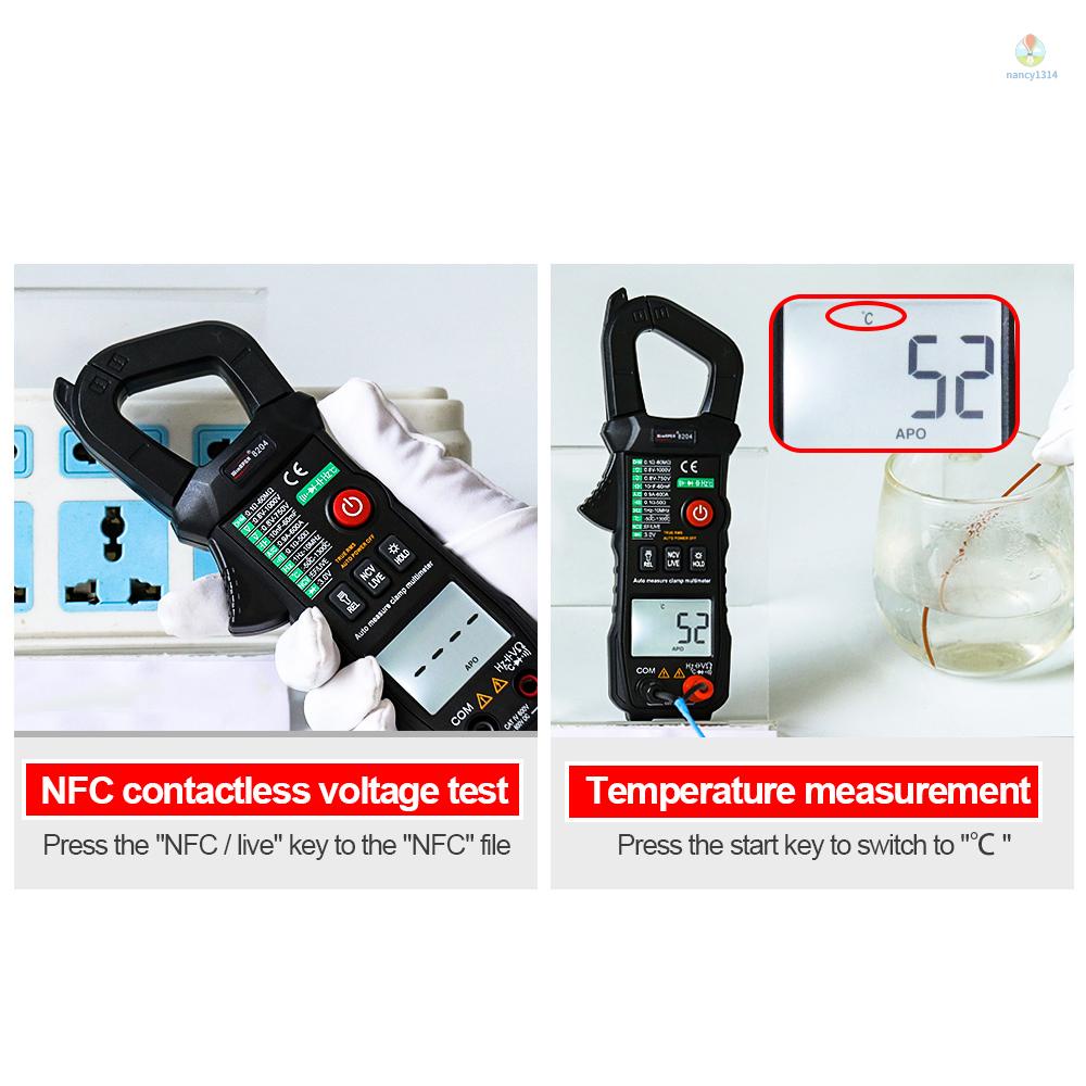 Đồng Hồ Vạn Năng Kỹ Thuật Số Dạng Kẹp AC DC Chuyên Dụng Chất Lượng Cao