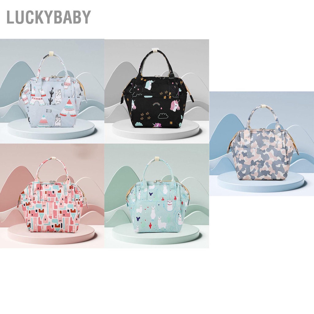 Túi Đựng Bỉm Bằng Vải Oxford Gọn Nhẹ Đa Năng - HILUCKYBABY