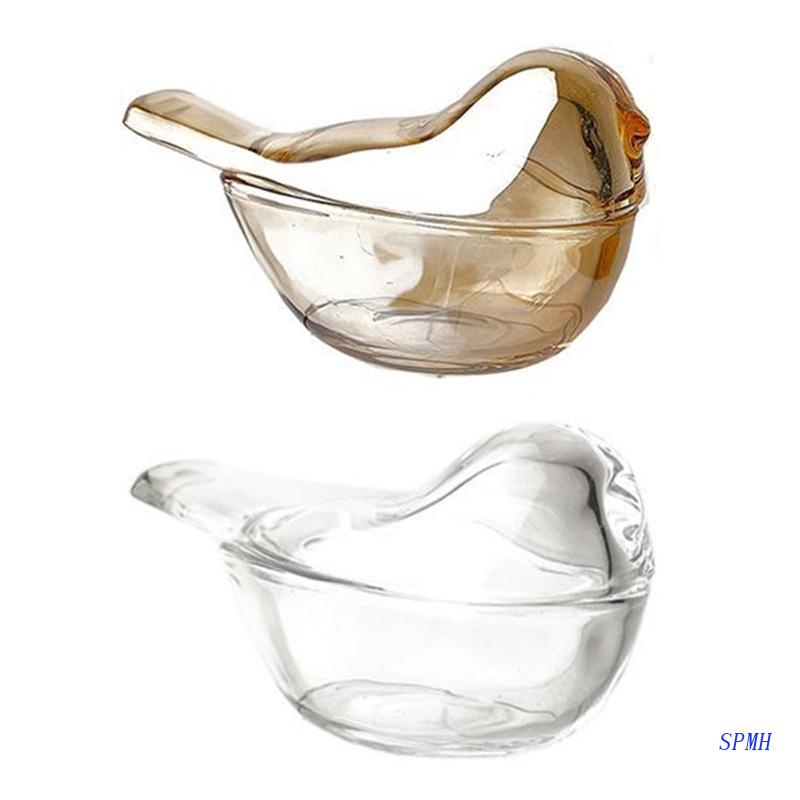 Hộp Đựng Trang Sức Bằng Kính Hình Chú Chim Dễ Thương Tiện Dụng Cho Gia Đình