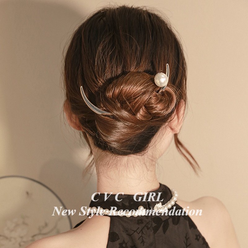 Trâm Cài Tóc Đính Ngọc Trai Phong Cách Trung Hoa Cổ Điển