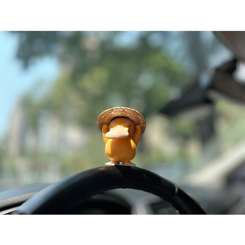 Come on Psyduck Car Center Console Decoration Cute Cartoon Car Little Yellow Duck Doll Girl Car Interior Ornaments xQkr