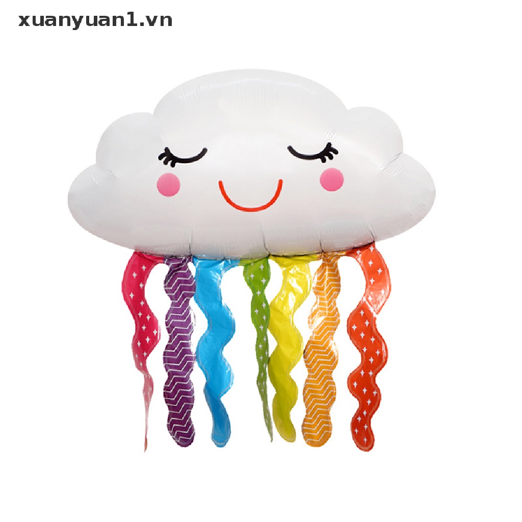 Bong Bóng Lá Nhôm Hình Đám Mây Mưa Mặt Trời Lớn Trang Trí Tiệc Cưới / Sinh Nhật