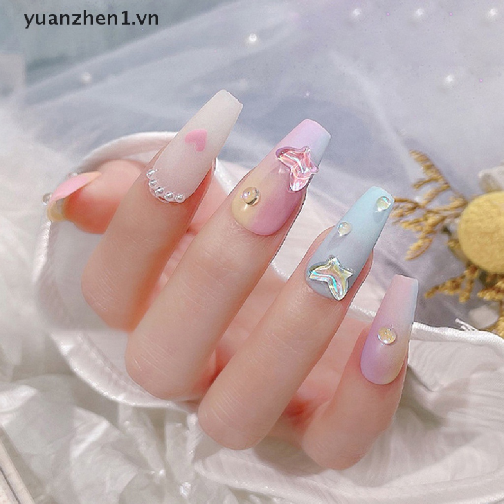 Set 20 Hạt Cườm 3D Lấp Lánh Dùng Trang Trí Móng Nghệ Thuật