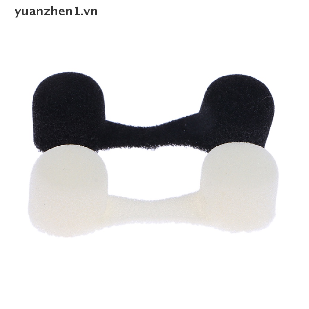 Set 10 Miếng Mút Lọc Mũi Màu Trắng Đen Dùng Một Lần