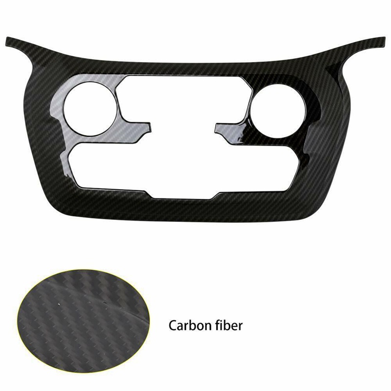 1 Miếng Dán Bảng Điều Khiển Trung Tâm Bằng Sợi Carbon ABS Cho 2018-2022 Jeep Renegade