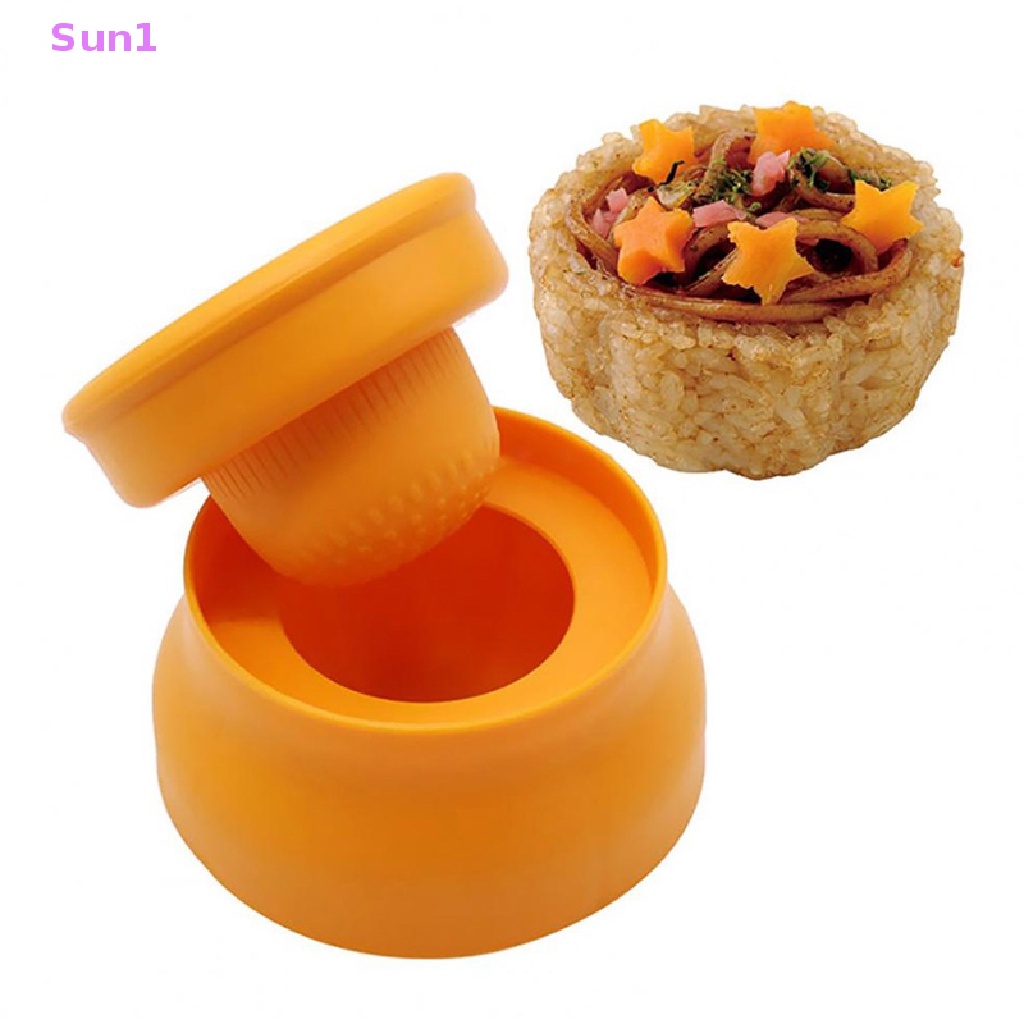 Sun1 &gt; Khuôn Làm Cơm Nắm 3D Bằng Nhựa Không Có Nắp Dễ Sử Dụng Tiện Lợi Cho Nhà Bếp Gia Đình