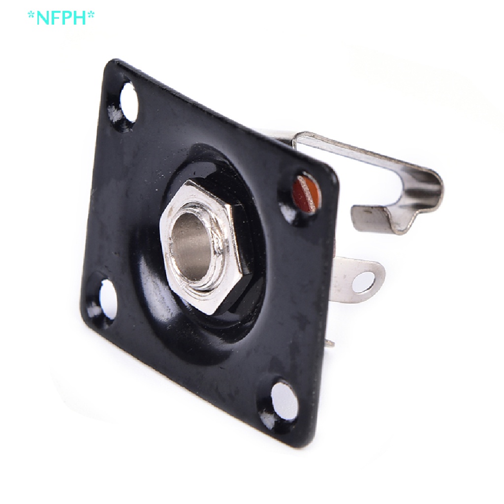 Nfph &gt; Đĩa Jack Cắm Đầu Ra Hình Vuông Màu Bạc Phong Cách Mới Cho Đàn Guitar