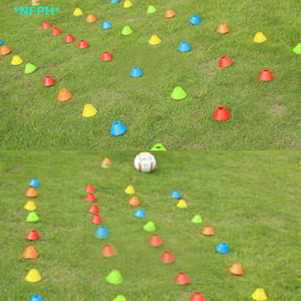 Bộ 5 Đĩa Đánh Dấu Hình Nón Dùng Trong Luyện Tập Đá Banh Mới