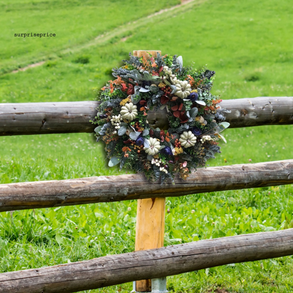 Vòng Hoa Nhân Tạo Thiết Kế Nhỏ Gọn Tinh Tế Trang Trí Cửa Dịp Giáng Sinh / Tiệc Tùng