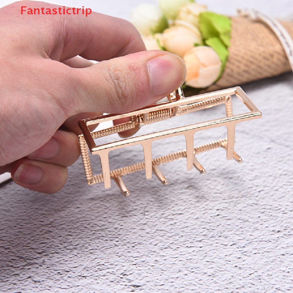 Kẹp Càng Cua Bằng Kim Loại Thiết Kế Thời Trang Sang Trọng Cho Nữ