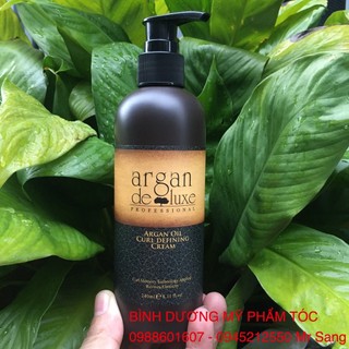 Kem tạo kiểu tóc uốn xoăn Argan Deluxe Curl Defining Cream 240ml *new*