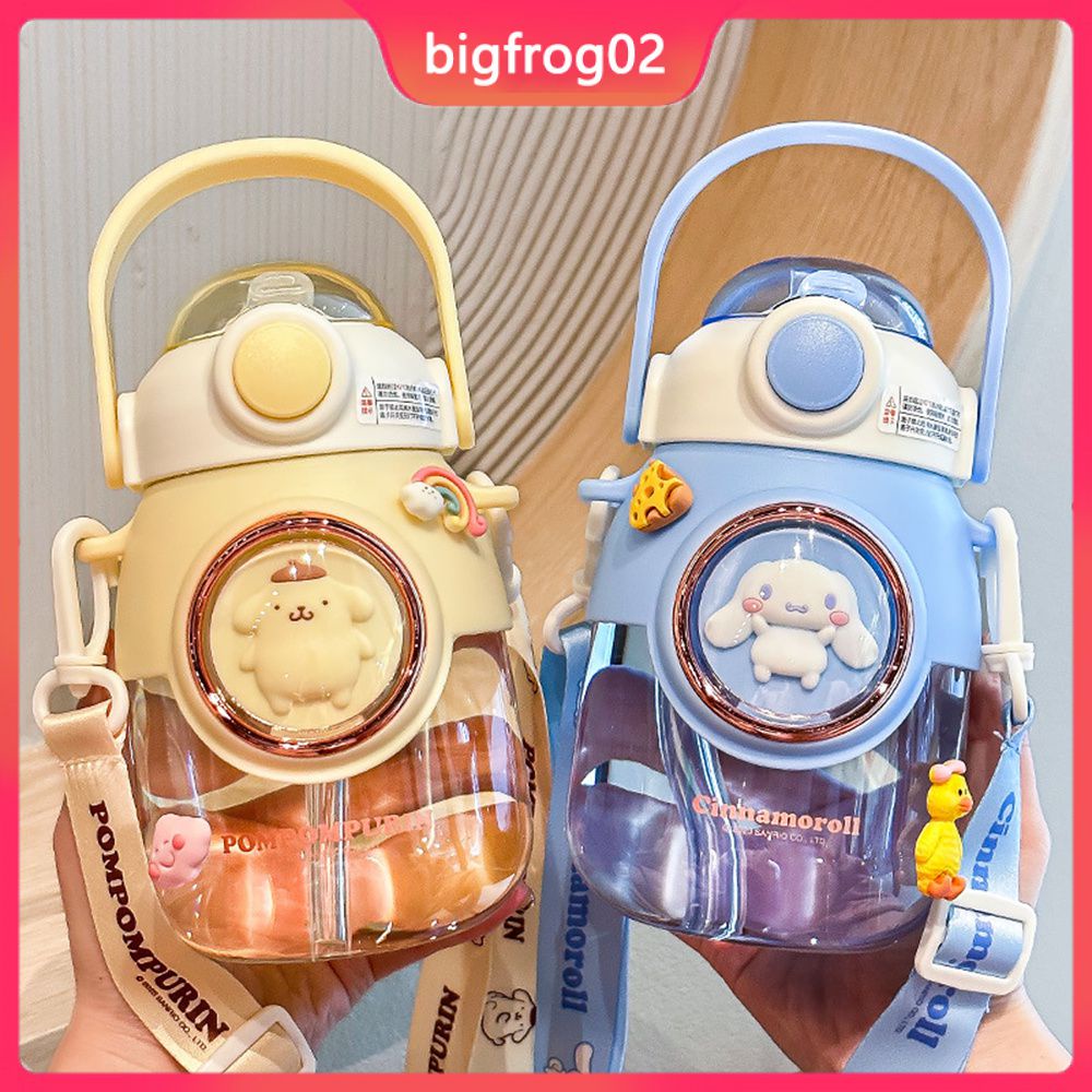 Bình Nước Bằng Nhựa Thiết Kế Dễ Thương Thời Trang Mùa Hè Dành Cho Nữ