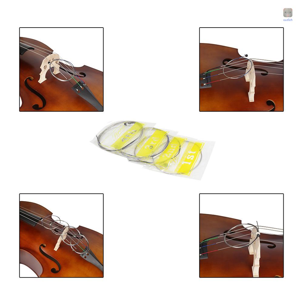 Toàn Bộ Bộ Dây Đàn Guitar Bass Đôi Lõi Thép Niken Crom G-D-A-E