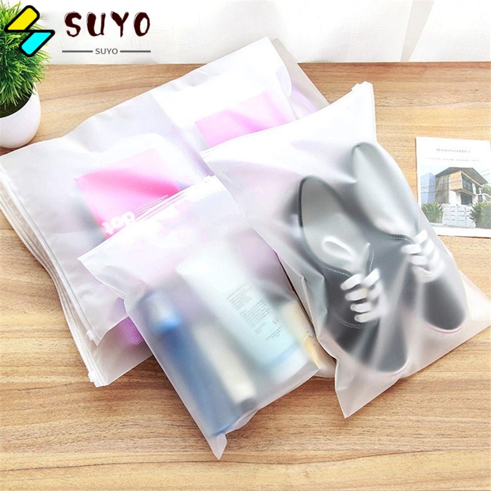 Bộ 5 Túi Nhựa Trong Mờ Đựng Đồ Du Lịch Chống Thấm Nước