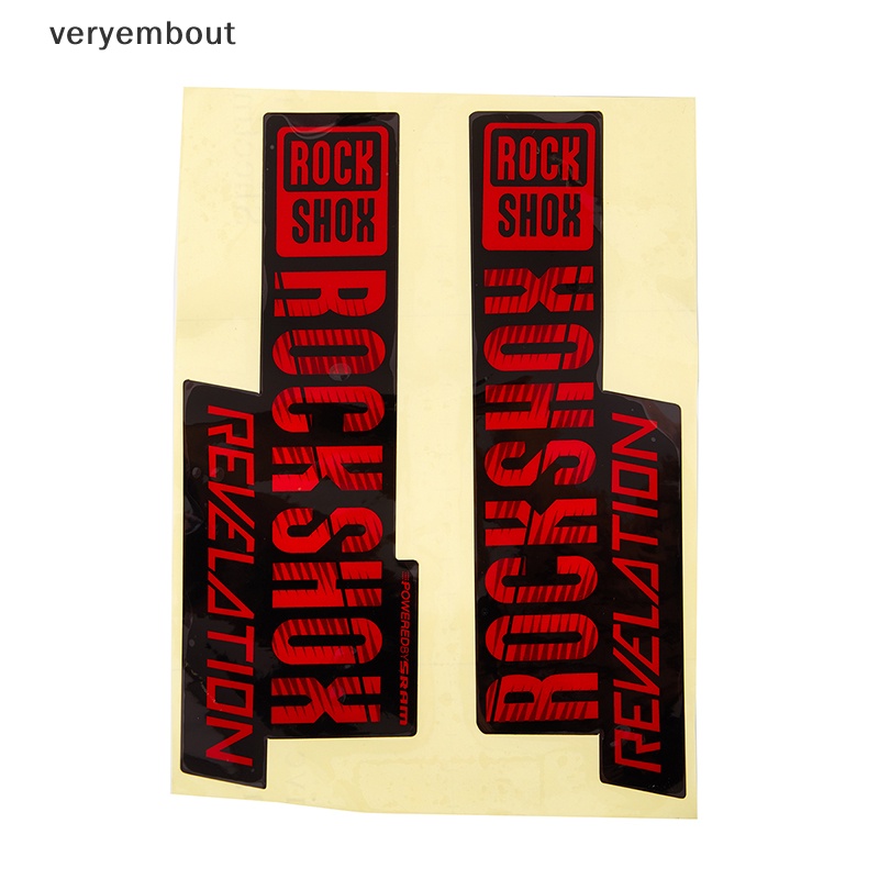 Đề Can Dán Phuộc Trước Chuyên Dụng Cho Xe Đạp Leo Núi Rock Shox SID Road