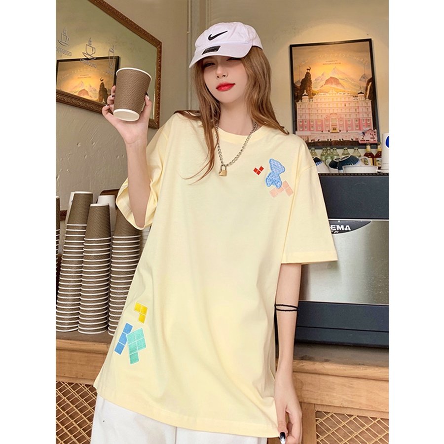 Áo Thun Tay Ngắn NRVP 2023 In Họa Tiết Phong Cách Hàn Quốc Mới Lạ