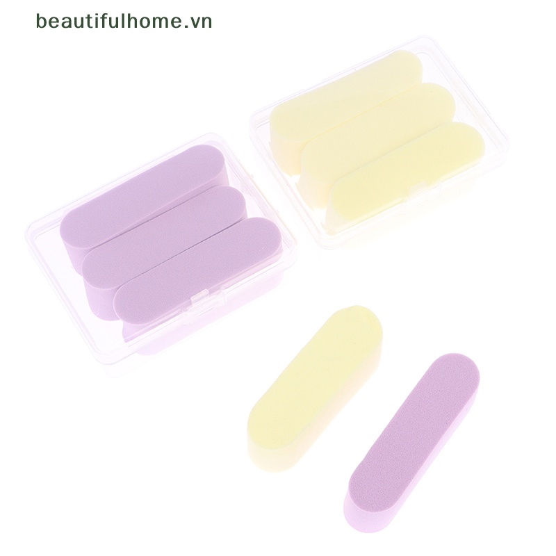 Set 1 / 3 / 4 Mút Trang Điểm Ướt Và Khô Sử Dụng Kép Cho Nữ