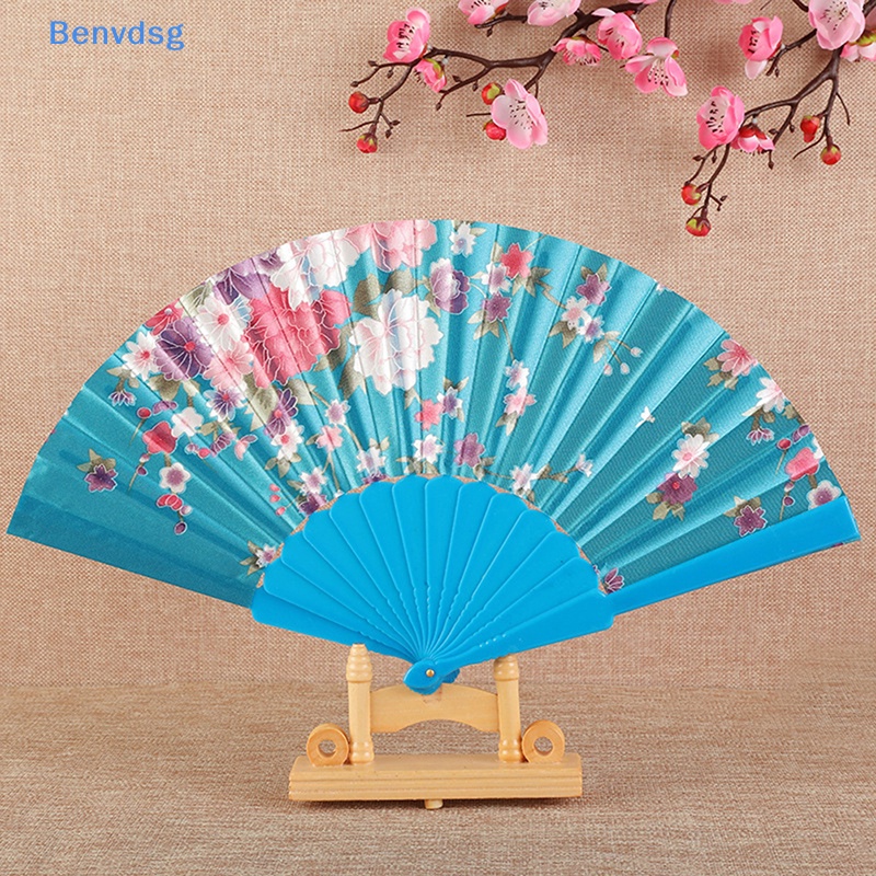 Benvdsg &gt; Quạt Gấp Bằng Vải Bóng Phẳng In Họa Tiết Phong Cách Trung Hoa Cổ Điển Dùng Trang Trí Nhà Cửa