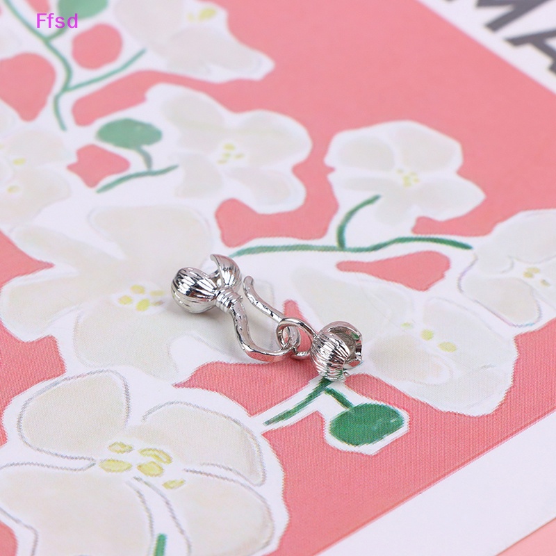 {Ffsd} Set 5 Móc Kẹp Nối Bud Bằng Đồng Thau Màu Vàng Cho Trang Sức Findings * Bán Chạy