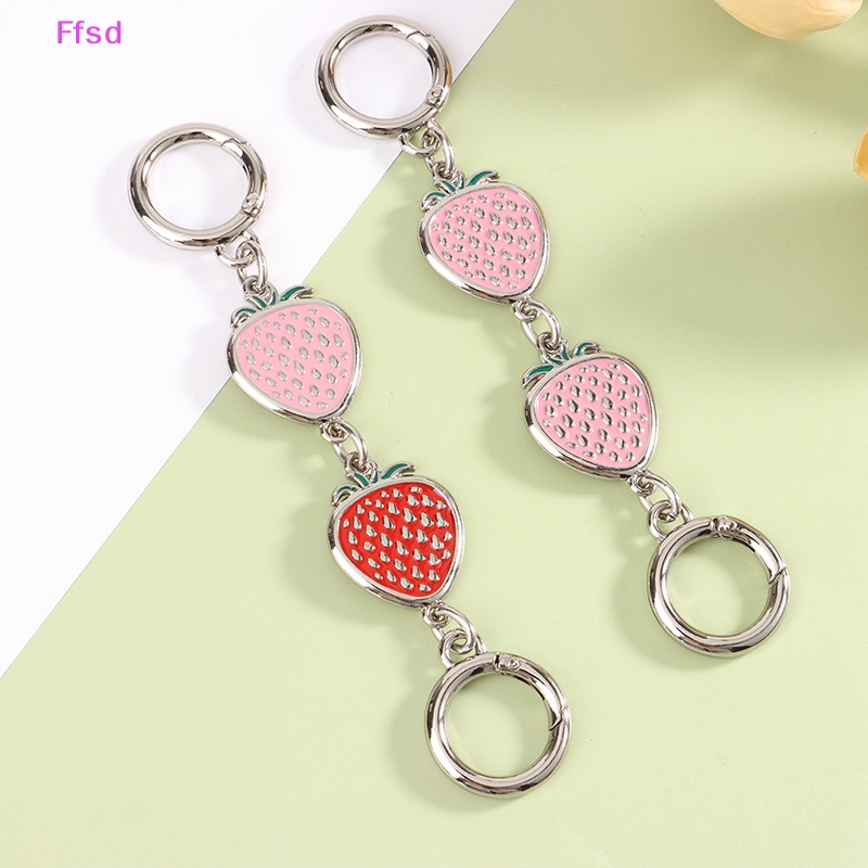 {Ffsd} Dây Xích Mở Rộng Thay Thế Hình Quả Dâu Dễ Thương Trang Trí Túi Xách