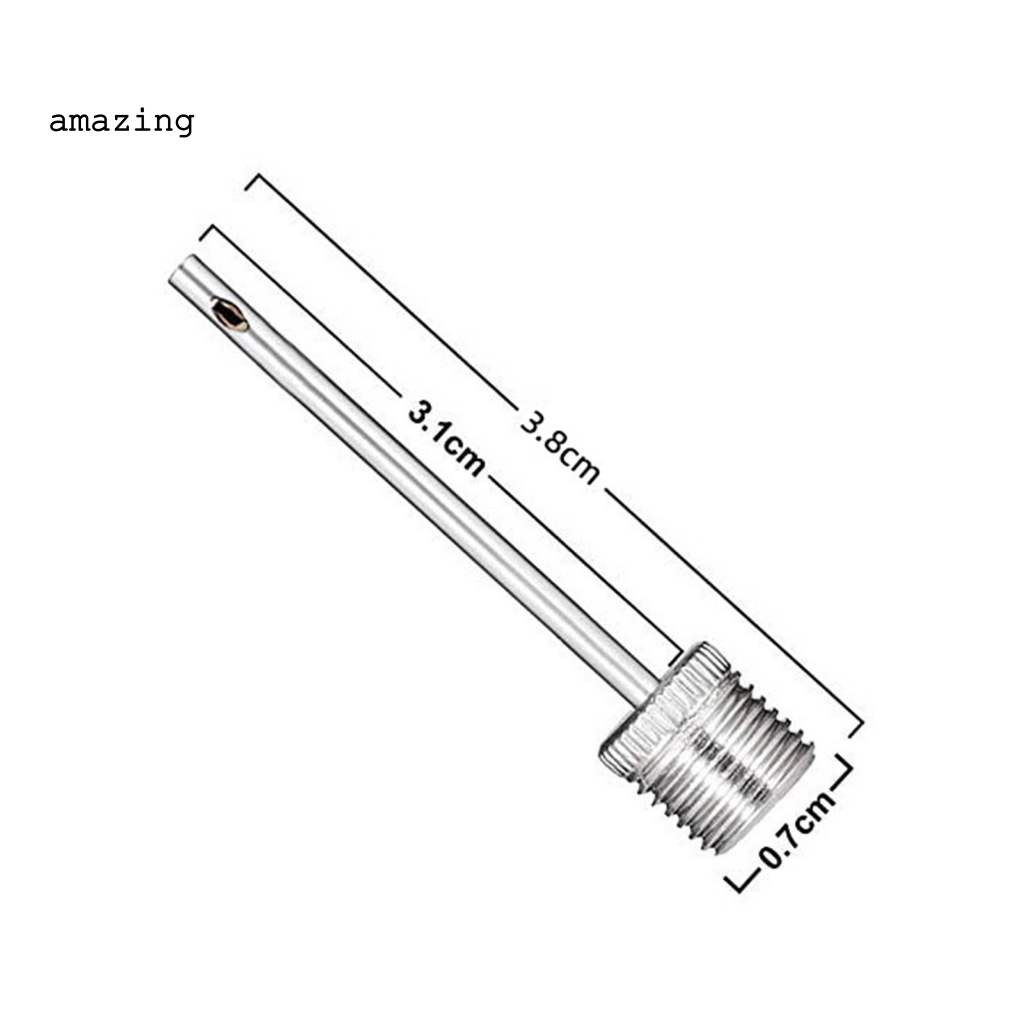 1 Bộ Kim Bơm Hơi Thể Thao Bằng Thép Không Gỉ Kèm Hộp Đựng