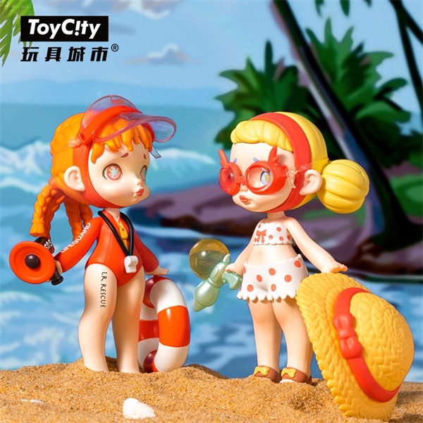 ★HGTOYS★  Toycity Laura Pool Wars Dòng Blind Box Doll Tide Play Trang trí Quà tặng