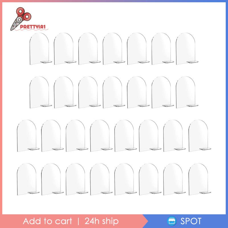 Giá Đỡ Biển Báo Bằng Acrylic DIY Prettyia1 Trang Trí Tiệc Cưới