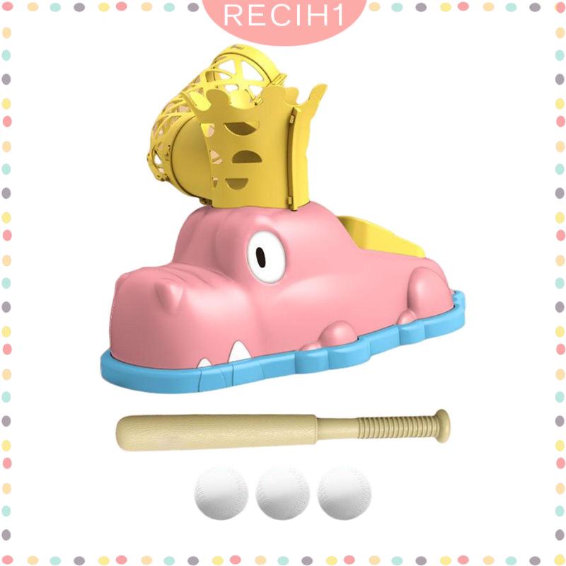 [Recih] Đồ Chơi Máy Ném Bóng Chày Tập Thể Dục Ngoài Trời Cho Trẻ Em