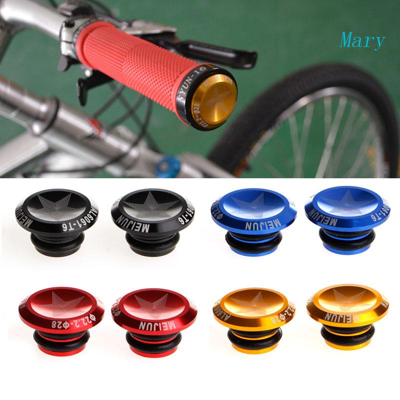 1 Cặp Nút Chặn Tay Lái Xe Đạp MTB Chất Liệu Hợp Kim Nhôm
