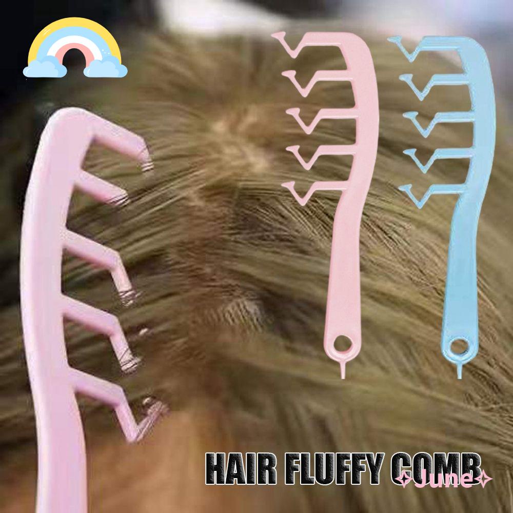 [Hàng mới về] Lược chải tóc tạo kiểu hình chữ z 4 màu tùy chọn chất liệu abs