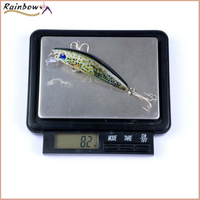 Mồi Câu Cá Giả Bằng Nhựa Cứng Mắt 3D 7cm 8.2g