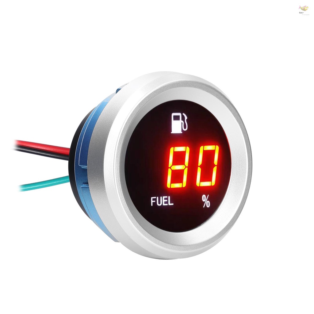Đồng Hồ Đo Mức Nhiên Liệu Kỹ Thuật Số 9-35V Cho Xe Hơi Xe Máy