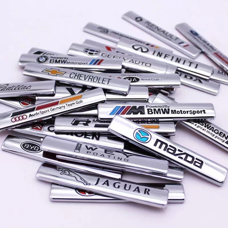 FENDER Miếng Dán Kim Loại 3D In Chữ Trang Trí Thân Xe Hơi