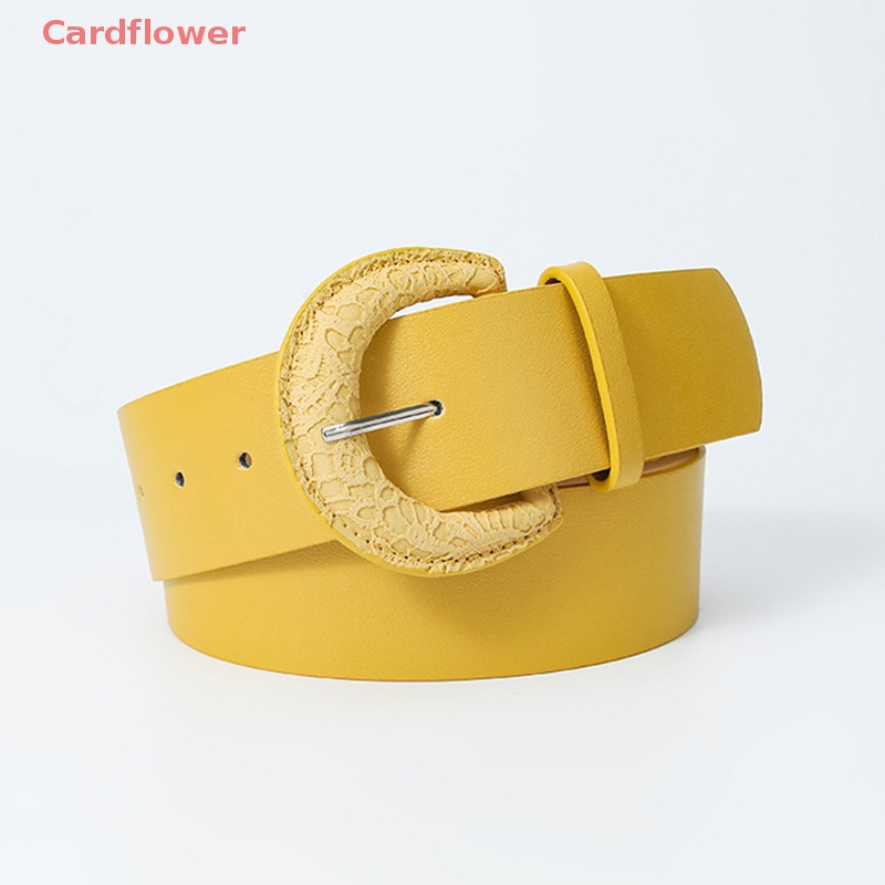 Thắt Lưng Da Bản Rộng Màu Kẹo Đơn Giản Thời Trang Hàn Quốc Mới