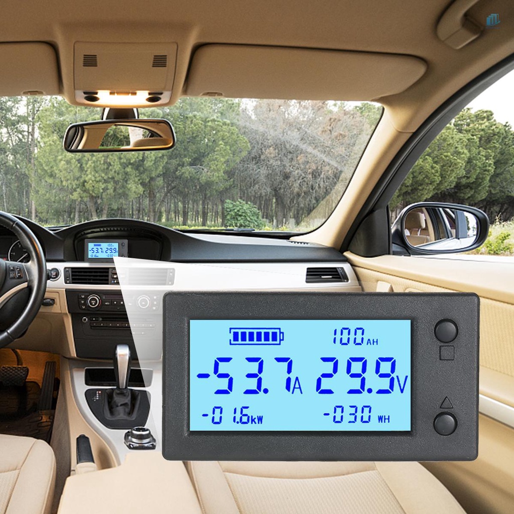 Đồng Hồ Đo Công Suất Điện Tử s2mwvn DC 5V ~ 90V Màn Hình LCD 5 Trong 1 Chuyên Dụng