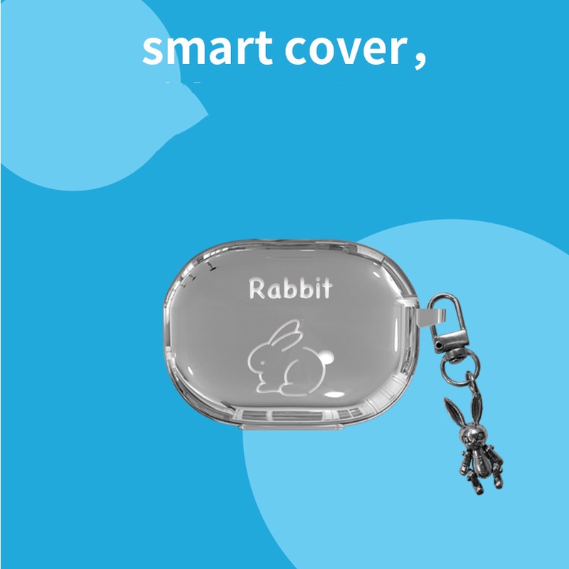 Vỏ Bảo Vệ Hộp Sạc Tai Nghe Redmi buds4 pro Bằng TPU Mềm Mạ Điện + Dây Đeo Chống Sốc Đơn Giản