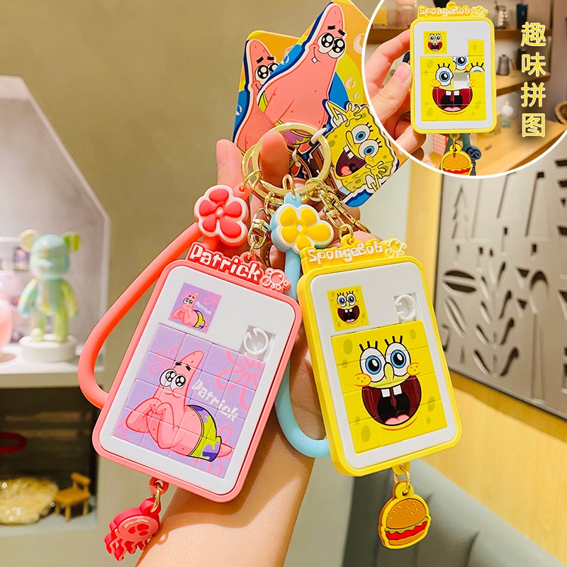 Anime SpongeBob SquarePants Móc Chìa Khóa / Điện Thoại / Chìa Khóa / Móc Khóa Xe Máy / Túi Xách / Xe Hơi Hình SpongeBob Sáng Tạo