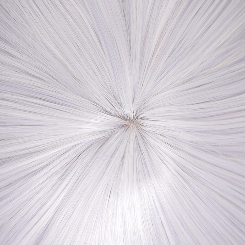 Tóc Giả YGT Genshin Va Chạm Kamisato Ayaka Màu Bạc / Xanh Dương Bằng Sợi Tổng Hợp Chịu Nhiệt Dùng Hóa Trang