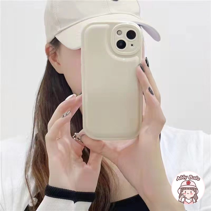 Ốp Điện Thoại TPU Mềm Chống Sốc Màu Trắng Sang Trọng Cho IPhone 14 Pro Max 11 12 11 Pro Max X XS