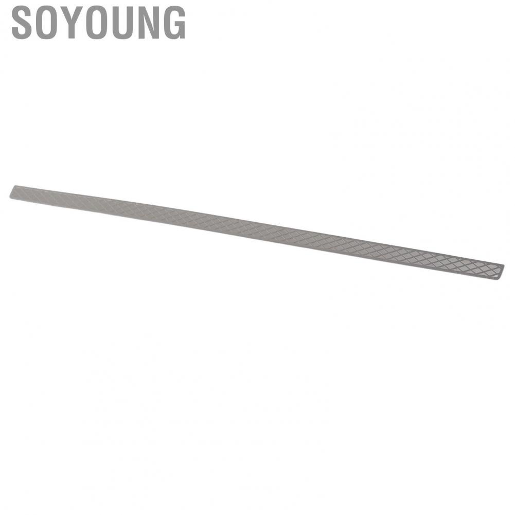 Soyoung Hood Vent Decoration Cover  Front Engine Hood Grille Cover Deformation Proof Glossy Surface Aluminium Alloy Perfect Fit  for Car