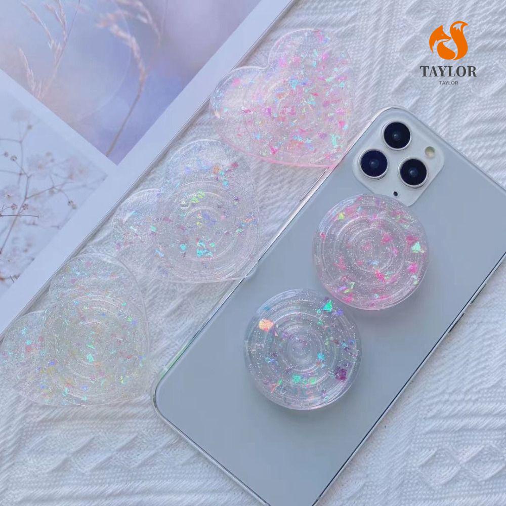 Giá Đỡ Điện Thoại Hình Tròn Họa Tiết Hoạt Hình 3d Có Thể Gập Lại TAYLOR1