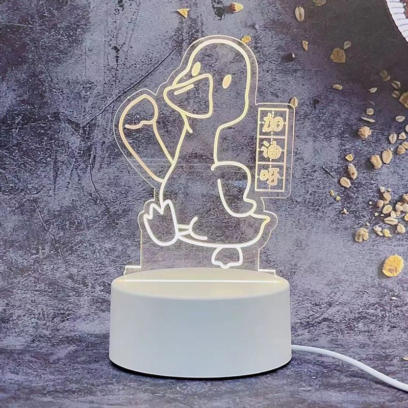 Đèn Ngủ Để Bàn Hình Gấu Dâu Tây Hoạt Hình Đáng Yêu Sáng Tạo Dành Cho Trẻ Mẫu Giáo