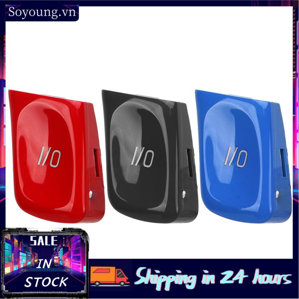 Soyoung Steering Wheel Control Switch Button  High Accuracy Scratch Resistant Replacement Sturdy ABS Colorfast Automobile IO Switch Button  for Movement Mode Switching