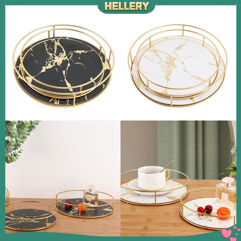 Set 2 Khay Đựng Nước Hoa Trang Sức Tiện Dụng Cho Phòng Tắm / Nhà Bếp