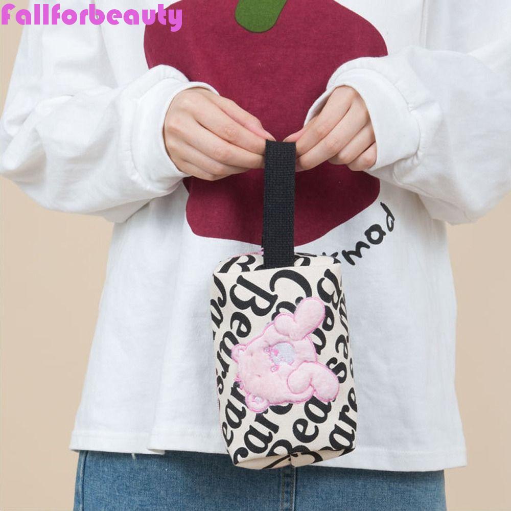 Fallforbeauty Túi Tote Xách Tay Đựng Mỹ Phẩm Sức Chứa Lớn In Chữ Hoạt Hình Thái Lan Dễ Thương Cho Văn Phòng