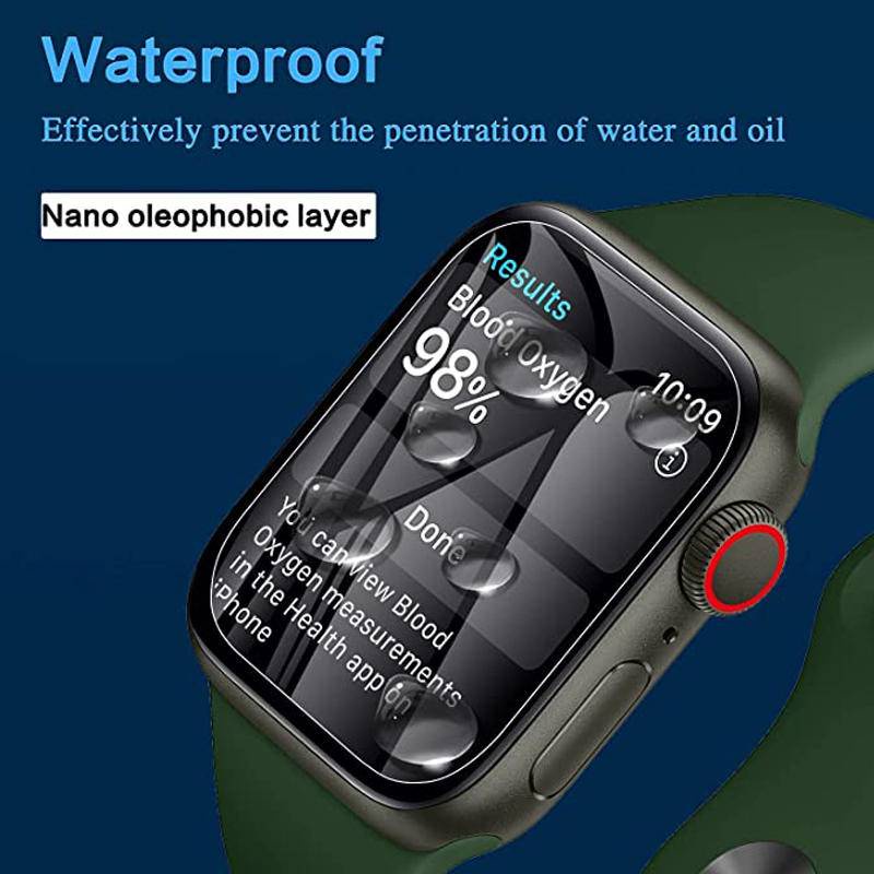 Miếng Dán Hydrogel Mềm Cho iWatch ultra 8 7 6 5 4 3 2 1 SE 2022 49mm 45mm 41mm 40mm 44mm