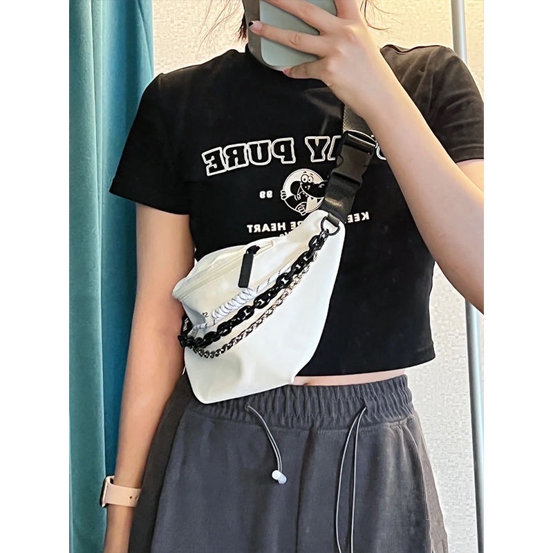 Túi Đeo Hông Họa Tiết Hình Học Thời Trang Xu Hướng Cho Nữ