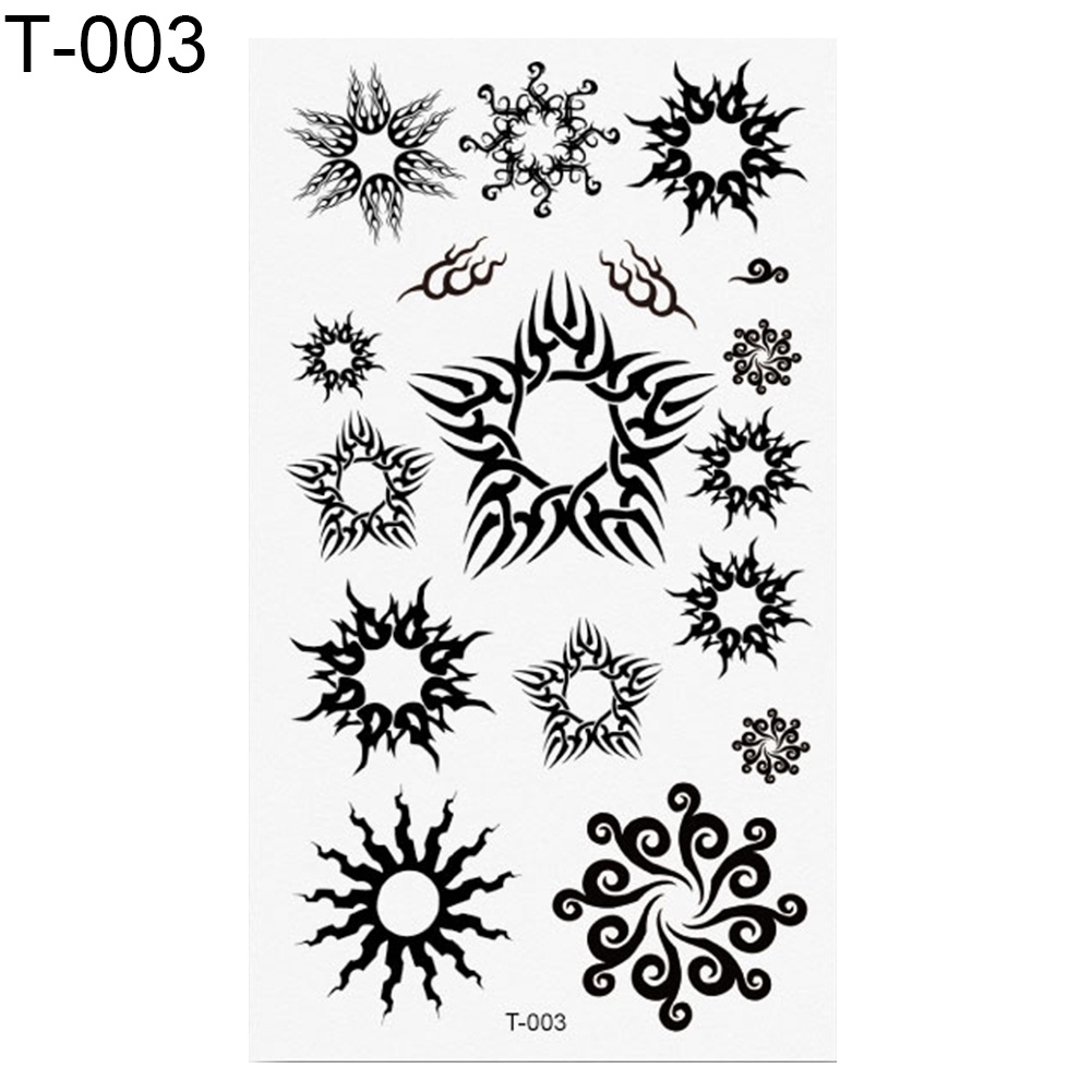 Hình Xăm Dán Tạm Thời Hình Lá Phong / Cáo / Hươu Chống Nước Thời Trang